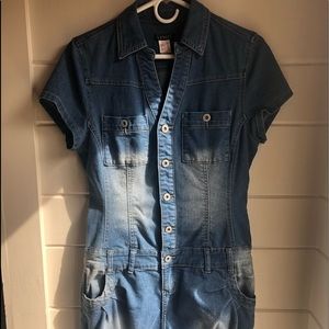 Trendy jean dress
